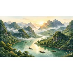 Cảm nhận vẻ đẹp thơ mộng, trữ tình của con sông Đà chọn lọc hay nhất