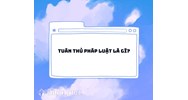 Tuân thủ pháp luật là gì? Cho Ví dụ tuân thủ pháp luật?
