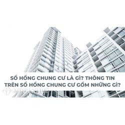 Sổ hồng chung cư là gì? Thông tin trên Sổ hồng chung cư gồm những gì?