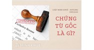 Chứng từ gốc là gì? Phân loại chứng từ gốc? Ví dụ về chứng từ gốc