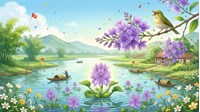Cảm nhận khổ 4, 5 bài thơ Mùa xuân nho nhỏ của Thanh Hải hay nhất