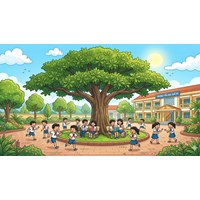 Tả cây bàng trên sân trường em chọn lọc hay nhất