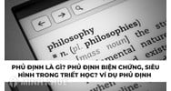 Phủ định là gì? Ví dụ phủ định biện chứng, siêu hình trong triết học