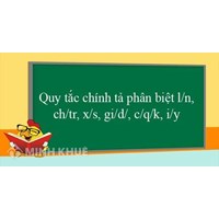 Quy tắc chính tả phân biệt l/n, ch/tr, x/s, gi/d/, c/q/k, i/y nhanh, chính xác