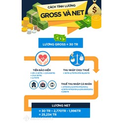 Lương gross là gì? Cách tính và những lưu ý khi nhận lương gross?