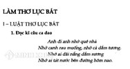 Thơ lục bát là gì? Đặc điểm của thể thơ lục bát là gì?