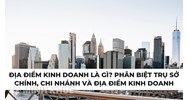Địa điểm kinh doanh là gì? Phân biệt với trụ sở chính, chi nhánh
