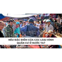 Nêu đặc điểm của các loại hình quần cư ở nước ta?