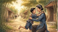 Tóm tắt văn bản đoạn trích "Trong lòng mẹ" của Nguyên Hồng hay nhất