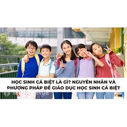 Học sinh cá biệt là gì? Nguyên nhân và phương pháp để giáo dục học sinh cá biệt
