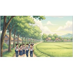 Tả con đường từ nhà đến trường chọn lọc hay nhất