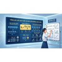 Công thức tính tổng dãy số cách đều và dãy số không cách đều chính xác nhất