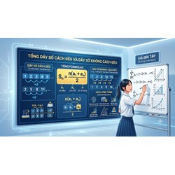 Công thức tính tổng dãy số cách đều và dãy số không cách đều chính xác nhất