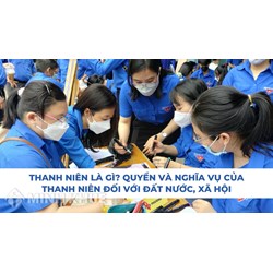 Thanh niên là gì? Quyền và nghĩa vụ của thanh niên đối với đất nước, xã hội