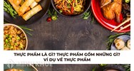 Thực phẩm là gì? Thực phẩm gồm những gì? Ví dụ về thực phẩm