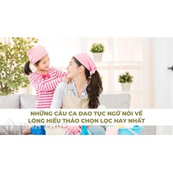Những câu ca dao tục ngữ nói về lòng hiếu thảo chọn lọc hay nhất