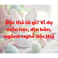 Đặc thù là gì? Ví dụ môn học, địa bàn, sản phẩm ngành nghề đặc thù?