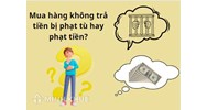 Mua hàng không trả tiền bị phạt tiền hay phạt tù? Tố cáo, kiện ở đâu?
