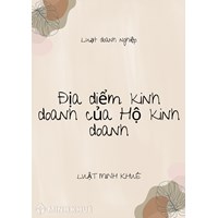 Hộ kinh doanh cá thể có được mở nhiều địa điểm kinh doanh?
