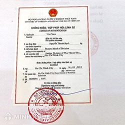 Hợp pháp hóa lãnh sự tiếng Anh là gì? Consular legalization là gì?