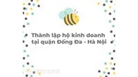 Thành lập hộ kinh doanh tại quận Đống Đa, Hà Nội