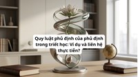 Quy luật phủ định của phủ định trong triết học: Ví dụ và liên hệ thực tiễn?
