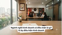 Ngành nghề kinh doanh có điều kiện là gì? Ví dụ điều kiện kinh doanh