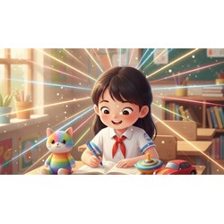 Đoạn văn miêu tả màu sắc sự vật mà em yêu thích có sử dụng từ đồng nghĩa