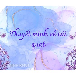 Bài thuyết minh về cái quạt chọn lọc hay nhất