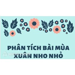 Phân tích khổ 4, 5 bài thơ Mùa xuân nho nhỏ chọn lọc hay nhất