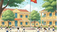 Đoạn văn miêu tả quang cảnh trường em hay nhất lớp 5