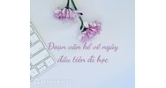 Đoạn văn về ngày đầu tiên đi học chọn lọc hay nhất