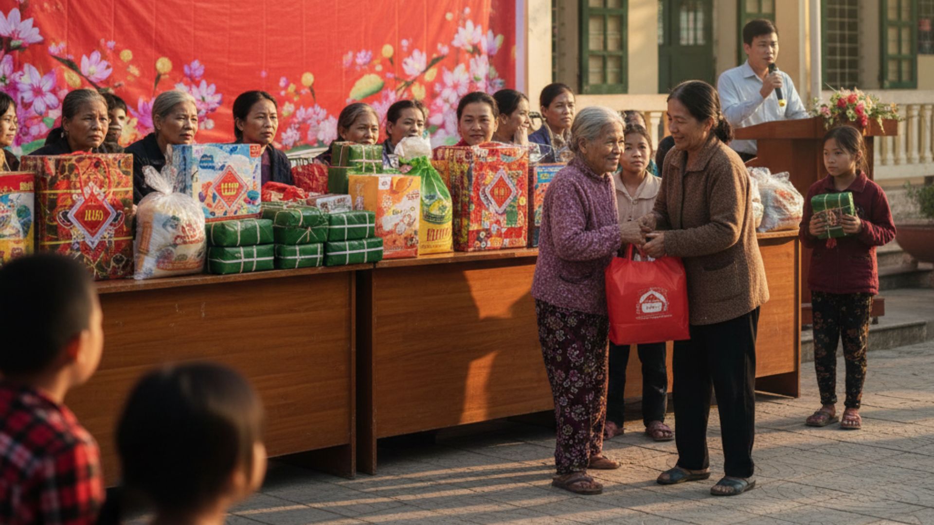 Bài phát biểu tặng quà Tết 2024 cho người nghèo ý nghĩa nhất