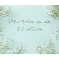 Viết một đoạn văn giới thiệu về tổ của em chọn lọc hay nhất