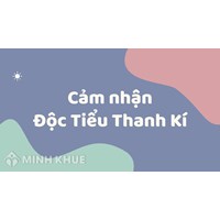 Cảm nhận Độc Tiểu Thanh kí chọn lọc hay nhất