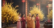 Lời chúc Tết năm Bính Ngọ 2026 cho sư thầy, tăng ni phật tử hay, ý nghĩa nhất