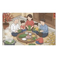 Tả cảnh gói bánh chưng ngày Tết chọn lọc hay nhất