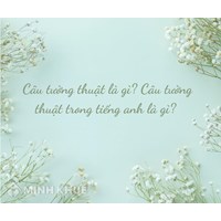 Câu tường thuật là gì? Cấu trúc câu tường thuật trong tiếng Anh?