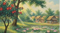 Cảm nhận bức tranh thiên nhiên trong Cảnh ngày hè chọn lọc hay nhất