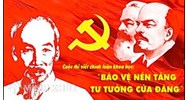 Bài dự thi bảo vệ nền tảng tư tưởng của Đảng hay nhất