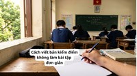 Cách viết bản kiểm điểm không làm bài tập đơn giản
