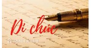 Mẫu di chúc thừa kế viết tay hợp pháp và cách viết