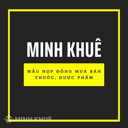 Mẫu hợp đồng mua bán thuốc, dược phẩm mới nhất
