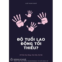 Độ tuổi lao động tối thiểu theo quy định là bao nhiêu?