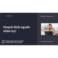 Hoạch định nguồn nhân lực là gì? Ví dụ hoạch định nguồn nhân lực