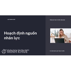 Hoạch định nguồn nhân lực là gì? Ví dụ hoạch định nguồn nhân lực