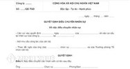 Quy trình điều chuyển nhân sự nội bộ thực hiện như thế nào?