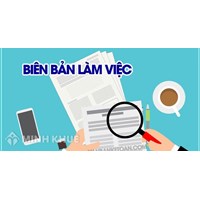 Biên bản tiếng Anh là gì? Biên bản làm việc tiếng Anh là gì?