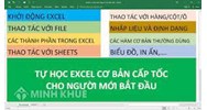 Cách tự học Microsoft Excel và tài liệu học Excel cơ bản