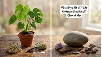Vật sống là gì? Vật không sống là gì? Cho ví dụ
